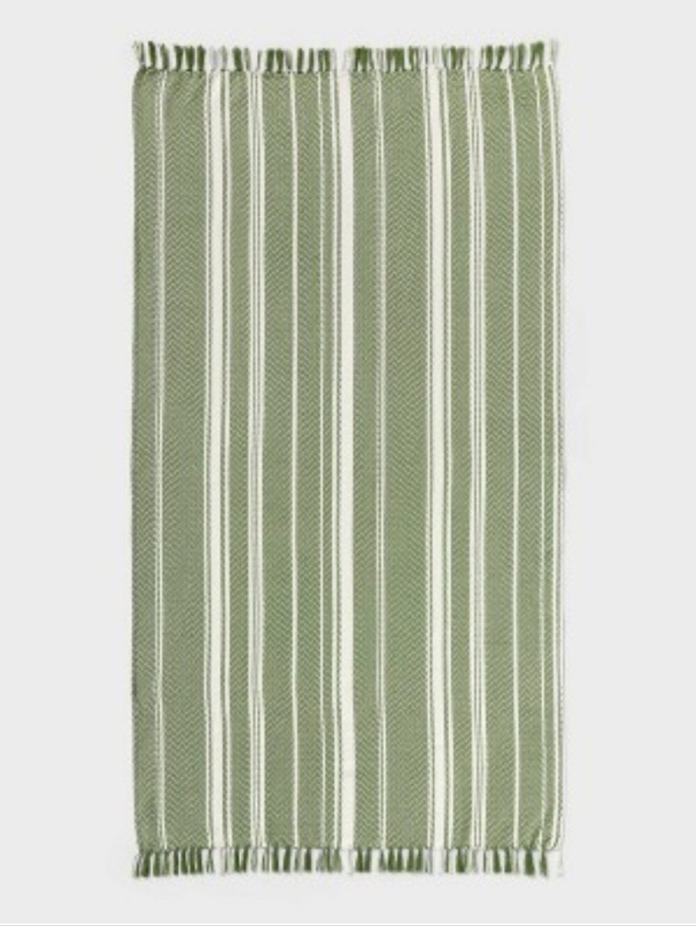 Threshold 40"x72" Peshtemal Premium Lightweight Striped Oversized Beach Towel wi
